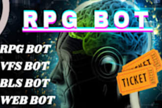 build standard game bot, mmorpg bot, cheated bot, farm bot, rpg bot, bumble bot