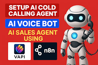 setup ai cold calling agent ai voice bot ai sales agent using n8n vapi