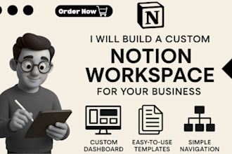 create a custom notion workspace for life planning, business organization