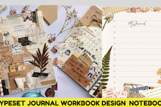 design stunning ebook, flipbook, interactive PDF, lead magnet workbook, journal