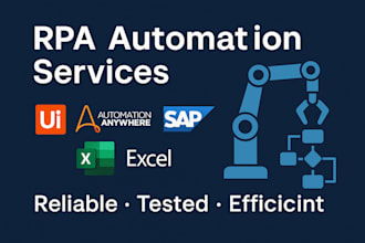 deliver end to end rpa bots using uipath and automation anywhere