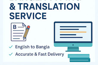 do accurate bangla typing and english to bengali translation