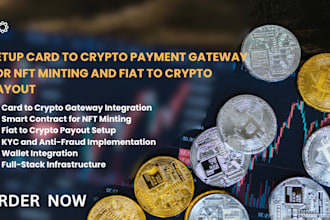setup card to crypto payment gateway nft minting fiat for crypto payout