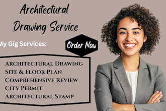 draw architectural plans, mep, structural plans, adu, stamping for city permits