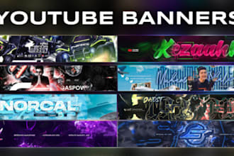 design a facebook, youtube banner, linkedin cover, twitter header