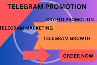 do telegram marketing, crypto promotion memecoin, token and presale