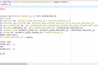 be your expert sql developer for any database task