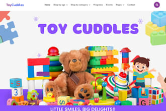 build squarespace kids toy store child toys website baby toy website