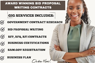 write rfp rfq rfi find government contracts bid proposal response to rfp
