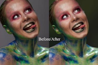 natural and clean portrait photo retouching in photoshop