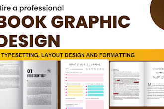 typeset format layout journal workbook graphic design developmental book editor