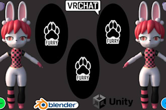 create a custom vrchat avatar with full rig and tracking