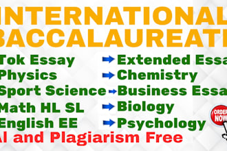 do perfectly ib extended essays, tok exhibition essays, hl ias ess ia and sl