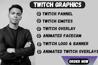 design stream overlay, twitch, kick, overlay, logo, banner