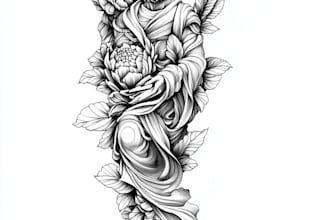 create unique custom tattoo any tattoo design, tattoo artist