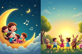 sing lullaby song, happy kid song, nursery rhymes, children song
