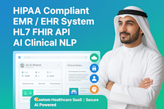 develop hippa emr ehr hl7 fhir healthcare clinical doc mediscribe doctor ai app
