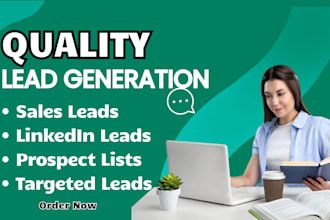 provide qualified b2b lead generation, prospect, email lists for any industry
