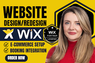 do wix website design, wix site redesign, custom wix velo code, wix online store