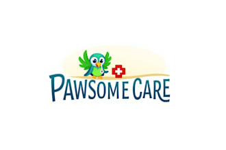 make expensive parivet hospital logo in my style