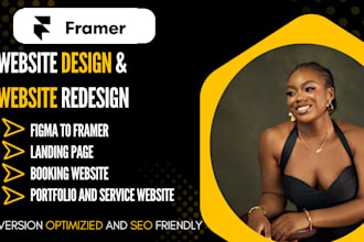 design websites in figma and develop it on framer
