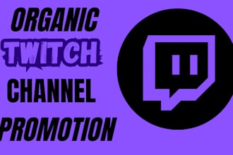 promote and bring the live viewers to your twitch channel twitch channel promo