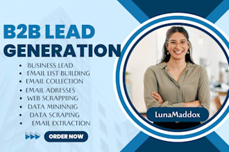 find email list building b2b lead generation data scraping web scraping