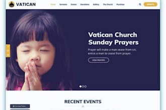design author website, church website, christian, ministry and donation website