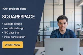 develop, create, build, design or redesign squarespace website, online ecommerce