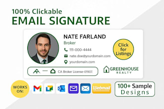 create a clickable HTML email signature for outlook, gmail, and mac mail