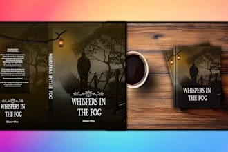 create an eye catching book cover or paperback cover