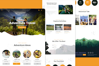 design professional UI UX web landing page design figma