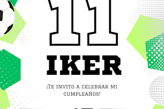 diseñaré tarjetas personalizadas en canva para tus eventos especiales