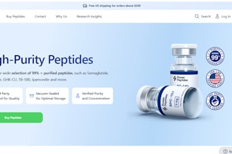 design nutraceutical peptides website nootropic sarms health supplement store
