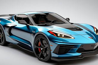 create detailed 3d car modelling, 3d rendering, 3d printing, 3d car design
