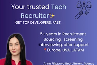 source and hire developers and managers for your team, latam, europe, USA