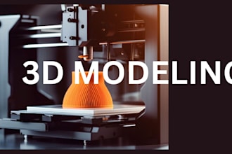 design 2d, 3d product models for 3d printing in solidworks inventor fusion 360