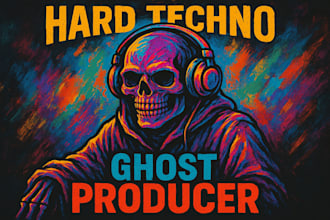 be your hard techno, industrial techno ghost producer