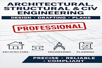 do architectural and structural engineering drawings for city permit