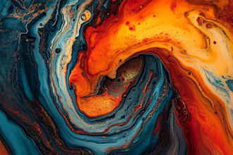 do paint your dreams as an abstract marble artwork