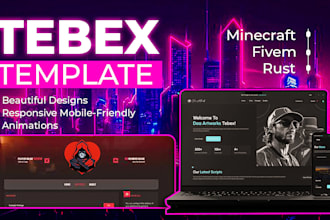 code and create tebex template