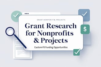 research and find grants that match your project goals