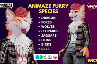 create 3d vrchat nsfw game model, vtuber for vseeface animaze streaming, props
