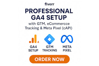 set up google analytics 4, GTM, meta pixel