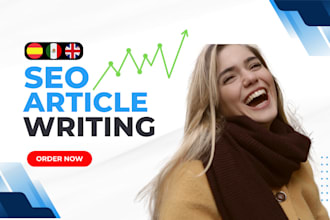 write spanish blog posts, SEO article writing content for blog in spanish