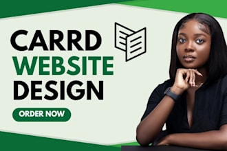 redesign carrd website design carrd website card landing page carrd website