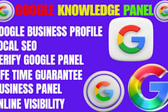 create verified google knowledge panel for company, business, brand, individual