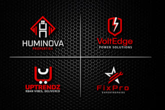 make modern minimalist logo design and vector tracing