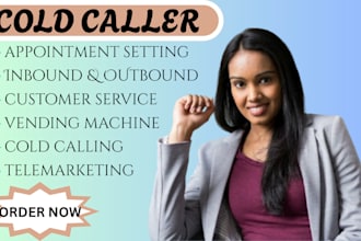 do b2b cold calling, real estate, vending machine location lead generation