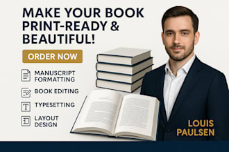 format and design your manuscript, book editing book typesetting layout design
